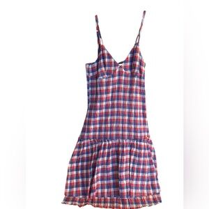 Fiorucci (Revolve) NWT Checkered Spaghetti Strap Dress